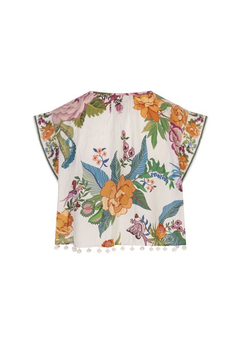 Top Sweet Bloom Off-White FARM RIO | 332410SWEET BLOOM BOUQUET - 25120